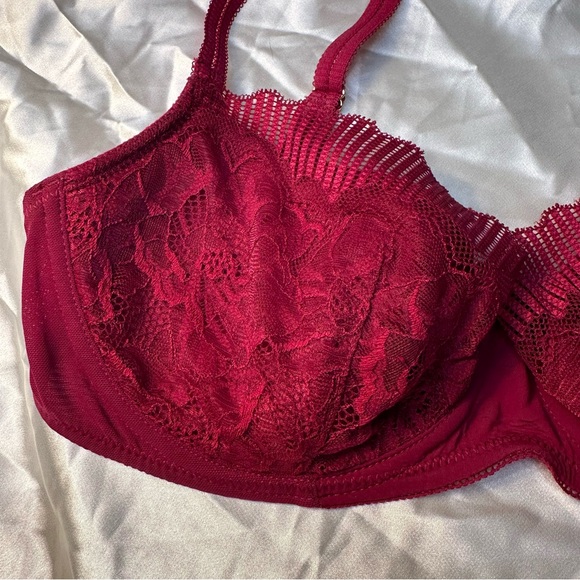 RED - Change Mariah Lace Balconette Bra with Wire - Size 28G - Picture 6 of 14